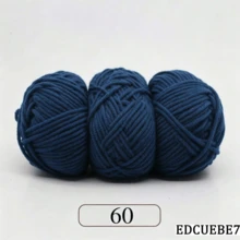 EDCUEBE7 Mixed Color 5-Ply Milk Yarn, Common Colors, Suitable For Crochet - For Mats, Carpets, Clothing, Scarves And Beginner DIY Projects - 5 Strands Of 50g Yarn - View 48