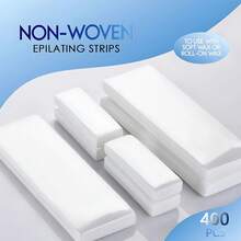 100/200/400pcs /Non Woven Wax Strips, Body And Facial Wax Strips For Hair Removal (Does Not Contain Wax) , Large 2.8" X 7.9 - Multicolor - View 1