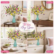 1-12pcs Colorful Spring Floral 17 Inch Spring Flower Stems Rustic Wildflower Bouquet Summer Flower Sprigs With Daisies, Suitable For Vase, Tabletop, Indoor, Wedding, Party - Multicolor - View 6