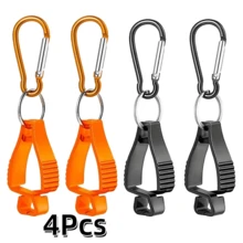 1/2/3/4/5 cái kẹp găng tay, màu ngẫu nhiên, thiết kế cho an toàn lao động, móc khóa nam, kẹp thắt lưng găng tay, kẹp an toàn lao động, giá giữ găng tay, dùng cho vòng đai bảo vệ cho công nhân xây dựng, kẹp găng tay chống thất lạc phù hợp cho sử dụng công nghiệp và chuyên nghiệp - Nhiều màu - Xem 20