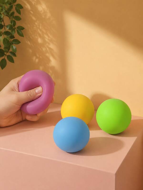 1pc Solid Color Flour Ball, Multicolor Flour Ball, Bursting Flour Ball, Color Changing Flour Ball Stress Relief Toy - Squeeze Toy - Soft Toy - Squishy Toy - Fidget Toy - Stitch Toys - Travel Toys - Classroom Fidget Toys - Mini Bath Toys - Christmas Stationery Stress Ball - Birthday Gift - Perfect Gift - Gift - Toys - Games