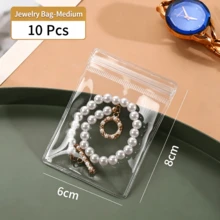 Anti-Oxidation Jewelry Storage Sealed Bag - Necklace, Earring, Ring Storage Box, Transparent Portable Bag - Multicolor - View 5