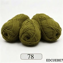 EDCUEBE7 Mixed Color 5-Ply Milk Yarn, Common Colors, Suitable For Crochet - For Mats, Carpets, Clothing, Scarves And Beginner DIY Projects - 5 Strands Of 50g Yarn - View 58