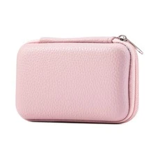 Bolsa portátil para cámara CCD, caja de almacenamiento tipo tarjeta para cámara, bolsa portátil para cámara CCD de carcasa rígida de EVA, bolsa de almacenamiento para auriculares y cable de datos, impermeable, resistente al desgaste, resistente a los arañazos, accesorios esenciales para la cámara para viajes al aire libre y regalos de vacaciones. - Ver 9