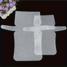 1pc Plastic Mesh Fabric, Used For Making Bags, Weaving Materials, White Chenille Mesh Sheet, Suitable For Needlework DIY Accessories, Handmade Bag Making Tool Set, Crafts, Sewing, Personalized Gifts, Crochet, Adult Handicrafts, Sewing, Sewing Fabric, DIY - White - View 4