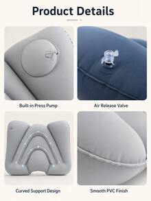 Bantal Lumbar yang Cepat Mengembang - Lembut, Portabel, dan Memberikan Dukungan Kuat - Dirancang untuk Meredakan Nyeri Punggung Bawah; Cocok untuk Relaksasi di Kantor dan Istirahat Saat Bepergian. - beraneka warna - View 9