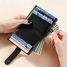 Women's Genuine Leather Wallet Multi-Function Credit Card Holder Minimalist Student Wallet,Clutch Purse - Multicolor - View 5
