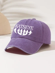 Unisex Fashion Essential Highly Attractive All-Season Decorative "KATSEYE Six Girls" Graphic Print Baseball Cap, Lightweight & Portable, Washable, Gift For Family And Friends - Washed Cap - View 3