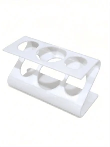1 pieza Soporte para cepillo de dientes y pasta de dientes de 3 ranuras - Estante de almacenamiento para baño - Organizador de tocador - Soporte para maquinilla de afeitar - Decoración de baño para el hogar - Decoración de regreso a clases - Adecuado para el hogar y el baño - Almacenamiento ideal para el hogar - Soporte para cepillo de dientes - Decoración de baño - Accesorios de baño - Artículos esenciales de viaje - Artículos esenciales para dormitorio 1/2 piezas - Multicolor - Ver 10