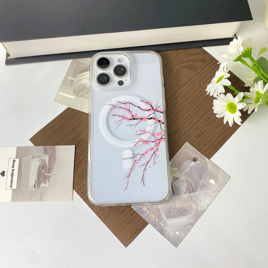 桜の枝 桜花ケース,家族、恋人、友人、そして子供たちへのプレゼントに最適です。 - クリア - チェックする 1