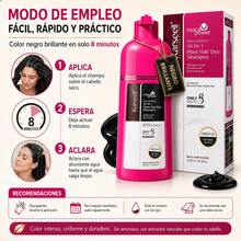 KARSEELL Natural Black Hair Dye Shampoo 500ml Instant Gray Coverage Argan Oil Hydrolyzed Keratin Sunflower Oil Hydration Nourishment Repair Mirror Shine Softness Intense Color Dry And Damaged Hair 8 Minutes Ammonia Free Paraben Free Silicone Free Uni - Shampoo - View 8