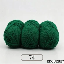 EDCUEBE7 Mixed Color 5-Ply Milk Yarn, Common Colors, Suitable For Crochet - For Mats, Carpets, Clothing, Scarves And Beginner DIY Projects - 5 Strands Of 50g Yarn - View 75