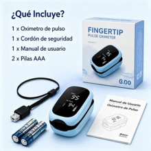 Oximetro Digital Recargable Usb C, Pulso De Dedo Muy Preciso pantalla TFT - Ver 7