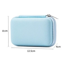 Bolsa portátil para cámara CCD, caja de almacenamiento tipo tarjeta para cámara, bolsa portátil para cámara CCD de carcasa rígida de EVA, bolsa de almacenamiento para auriculares y cable de datos, impermeable, resistente al desgaste, resistente a los arañazos, accesorios esenciales para la cámara para viajes al aire libre y regalos de vacaciones. - Ver 12