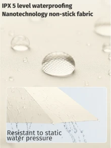 Paraguas automático unisex, varillas reforzadas, plegable, portátil, protección UV duradera, uso en todo tipo de clima (se puede personalizar la tela del paraguas, el color de las varillas, el diseño de patrón de letras en inglés, la forma y el color del botón) - Multicolor - Ver 3