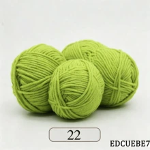 EDCUEBE7 Mixed Color 5-Ply Milk Yarn, Common Colors, Suitable For Crochet - For Mats, Carpets, Clothing, Scarves And Beginner DIY Projects - 5 Strands Of 50g Yarn - View 64