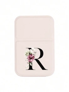 White Mini Initial Folding Portable Makeup Mirror, Printed With Purple Flowers A-Z Letters, With Stand Makeup Mirror, Travel Mirror, Beauty Product, Desktop Makeup Mirror, Rectangular Desktop Compact Makeup Mirror, Foldable Small Minimalist Makeup Mirror, Student Dorm Back To School Mirror, Back To School Gift, Travel Portable Makeup Mirror, Suitable For Women Gifts - Back To School Season, Best Gift For Teachers - Multicolor - View 15