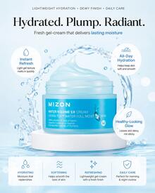 Mizon Water Volume EX Cream 100ml - Hydrating Gel Cream, Moisture Balance Care, Refreshing Face Moisturizer, Daily Hydration Care, Korean Skincare - Water Volume EX Cream 100ml - View 3