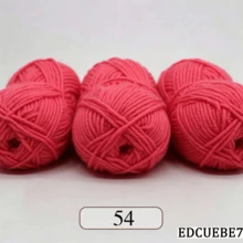 EDCUEBE7 Mixed Color 5-Ply Milk Yarn, Common Colors, Suitable For Crochet - For Mats, Carpets, Clothing, Scarves And Beginner DIY Projects - 5 Strands Of 50g Yarn - View 82