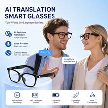 SENBONO Fashionable AI Smart Glasses, Conversation Translator, Work Assistant, HD Calling, Music Playback, Volume Control, Headphones And Glasses 2-In-1, Long Battery Life, Overseas Work And Travel, Real-Time Face-To-Face Translation, Wireless Smart Glasses - View 6