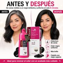 KARSEELL Natural Black Hair Dye Shampoo 500ml Instant Gray Coverage Argan Oil Hydrolyzed Keratin Sunflower Oil Hydration Nourishment Repair Mirror Shine Softness Intense Color Dry And Damaged Hair 8 Minutes Ammonia Free Paraben Free Silicone Free Uni - Shampoo - View 7