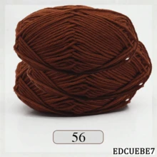 EDCUEBE7 Mixed Color 5-Ply Milk Yarn, Common Colors, Suitable For Crochet - For Mats, Carpets, Clothing, Scarves And Beginner DIY Projects - 5 Strands Of 50g Yarn - View 77