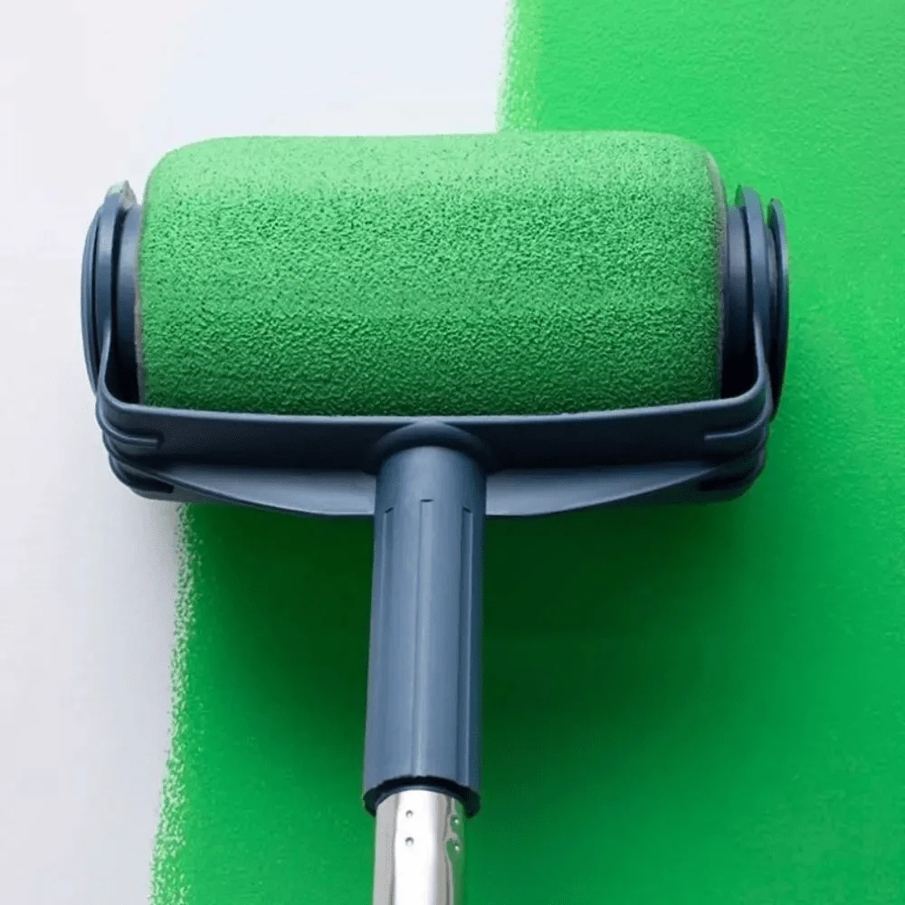 1pc Self-Absorbing Large Paint Roller Brush - 6 Inch Fabric, Suitable For Wall And Wallpaper Painting