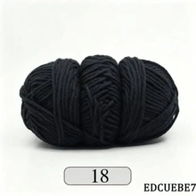 EDCUEBE7 Mixed Color 5-Ply Milk Yarn, Common Colors, Suitable For Crochet - For Mats, Carpets, Clothing, Scarves And Beginner DIY Projects - 5 Strands Of 50g Yarn - View 50