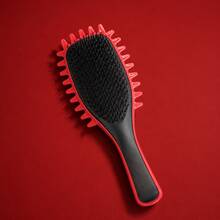 Beauty Flash Finishing Wave Brush For Curl Definition And Styling For Curly And Kinky Hair (Black) - Red - View 1