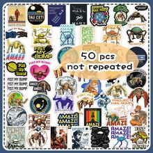 50pcs Vintage Distressed American Comic Style Creative Sci-Fi Movie Rescue Plan Decorative Pegboard Wall Stickers - Salvation Plan - 2043 - View 11