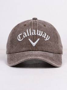 1pc Men's Embroidered Logo Baseball Cap, Casual Streetwear Hat For Traveling, Spring & Fall - Multicolor - View 31