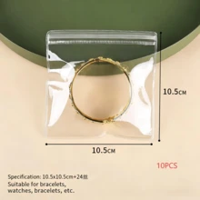 Anti-Oxidation Jewelry Storage Sealed Bag - Necklace, Earring, Ring Storage Box, Transparent Portable Bag - Multicolor - View 6