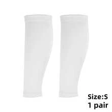 Sports Calf Cover Sleeves With Non-Slip Waistband, Elastic Knitted Leg Sleeves For Running, Cycling And Daily Training, Assorted Colors - Cooling Leg Sleeves - View 17
