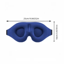 Masque de sommeil 3D contouré, protection des yeux & blocage de la lumière, zéro pression sur les globes oculaires, protection des cils, mousse à mémoire de forme respirante, équipement d'aide au sommeil unisexe - A - Voir 3