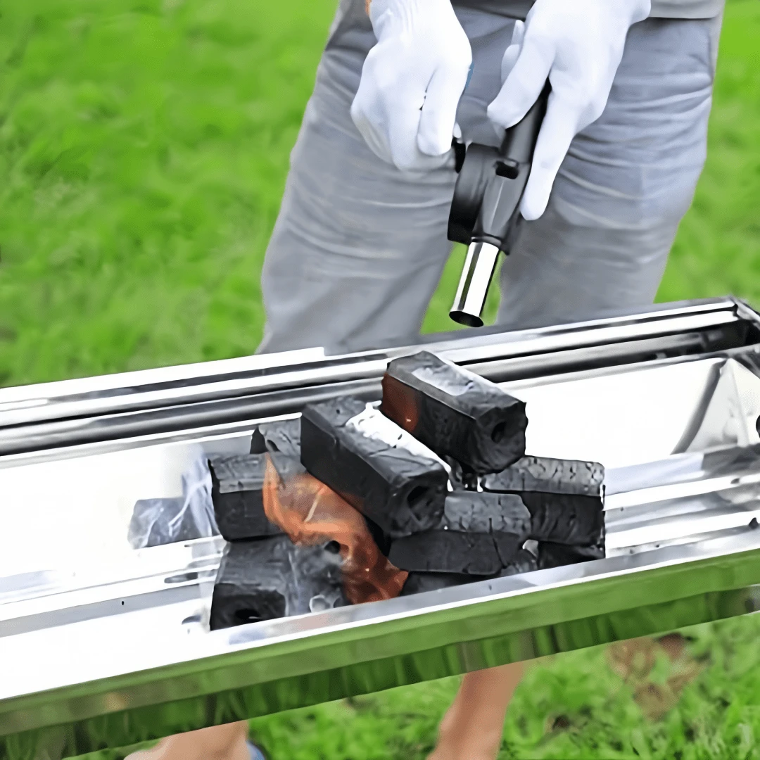Portable Manual Blower, Suitable For BBQ, Camping And Fire Starting - Efficient And Easy To Use, Perfect Christmas Gift For Stoves - Manual Blower - View 1