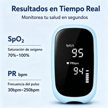 Oximetro Digital Recargable Usb C, Pulso De Dedo Muy Preciso pantalla TFT - Ver 9