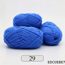 EDCUEBE7 Mixed Color 5-Ply Milk Yarn, Common Colors, Suitable For Crochet - For Mats, Carpets, Clothing, Scarves And Beginner DIY Projects - 5 Strands Of 50g Yarn - View 90