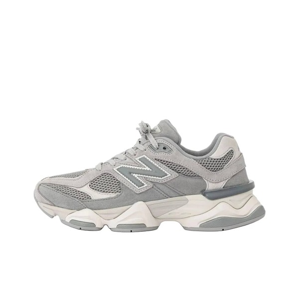  Giày chạy bộ cổ thấp New Balance NB 9060 thoải mái, đa năng, bền bỉ dành cho nam, màu xám.
