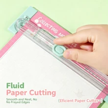 A3 Dual-Direction Small Paper Cutter, Creative Portable A4 Mini Paper Trimmer, Office Supplies, Photo Origami Cutting, Student Supplies, Lightweight Manual Paper Cutting Tool - Sets - View 1