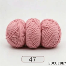 EDCUEBE7 Mixed Color 5-Ply Milk Yarn, Common Colors, Suitable For Crochet - For Mats, Carpets, Clothing, Scarves And Beginner DIY Projects - 5 Strands Of 50g Yarn - View 11