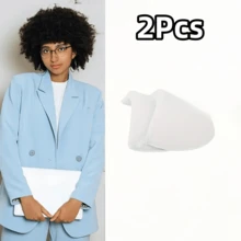 2/4/6Pcs Soft Breathable Thick Sponge Shoulder Pads, Suitable For Women - Elegant Theme Design, Multi-Purpose Applicable To Dresses, Jackets, Shirts - Unisex Clothing Accessories, 3 Colors, Clothing Pads, Soft Texture - Multicolor - View 15