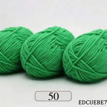 EDCUEBE7 Mixed Color 5-Ply Milk Yarn, Common Colors, Suitable For Crochet - For Mats, Carpets, Clothing, Scarves And Beginner DIY Projects - 5 Strands Of 50g Yarn - View 47