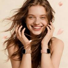 10入組柔軟矽膠運動錶帶適用於Apple Watch 38mm 40mm 41mm 42mm 44mm 45mm 46mm 49mm，中性款，相容Series 10 SE 9 8 7 6 5 4 3 Ultra，時尚健身必備禮品組 - 多色12 - 查看 6