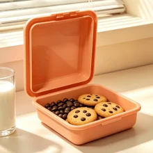 350ml wiederverwendbare Kunststoff-Snack-Sandwich-Box, Clip-Verschluss Trockenlebensmittel-Aufbewahrungsbehälter, PP5, mikrowellensichere Lebensmittelboxen für Mahlzeitenvorbereitung, Schüler, Büro, Picknick, Küche - Verschiedenfarbig - Übersicht 13