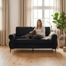 FX-P21EU-(SOFA 5180-41) - Demountable Sofa With Robust Frame - Easy Assembly, Durable Construction - 黑色 - 查看 4