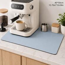 1 Kitchen Countertop Absorbent Mat, Bar Drain Mat, Coffee Machine Mat, Free Washable Heat Insulation Mat, Kitchen Decor Living Room Home Decor Living Room - Multicolor - View 25