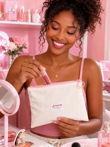 Nécessaire Macaron, Bolsa Pequena e Portátil, Porta-Moedas, Porta-Joias, Bolsa Feminina Fashion, Bolsa Tote, Grande Capacidade, Sacola de Compras, Bolsa de Ombro, Bolsa Transversal, Bolsa para o Trabalho, Bolsa de Viagem Fofa, Bolsa de Casamento, Clutch, Bolsa Tote, Necessaire, Bolsa Organizadora, Bolsa Lua, Ideal para Natal, Halloween, Verão, Inverno, Dia dos Namorados, Ano Novo, Páscoa, Presente Essencial para o Natal, Presente de Aniversário para Mulheres, Mães e Amigas - Multicolorido - Ver 4