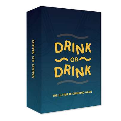 <Drink Or Drink> Is A Fast-Paced Party Card Game With 55 Game Cards, Each Designed To Keep The Drinks Flowing And The Laughter Going, Perfect For Date Nights Or Any Time You Want To Deepen Your Relationships, And Also A Great Choice For Valentine's Day And Christmas.