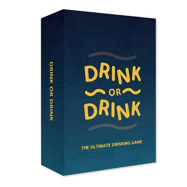 <Drink Or Drink> Is A Fast-Paced Party Card Game With 55 Game Cards, Each Designed To Keep The Drinks Flowing And The Laughter Going, Perfect For Date Nights Or Any Time You Want To Deepen Your Relationships, And Also A Great Choice For Valentine's Day And Christmas.