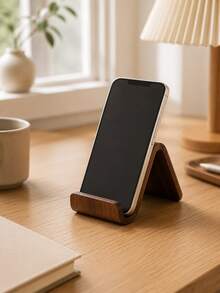 Fabriqué en bois massif de haute qualité avec une texture douce et délicate. La structure en forme de U offre un support stable pour le téléphone, empêchant les glissements et protégeant l'appareil tout en libérant vos mains. - Plusieurs styles - Voir 6